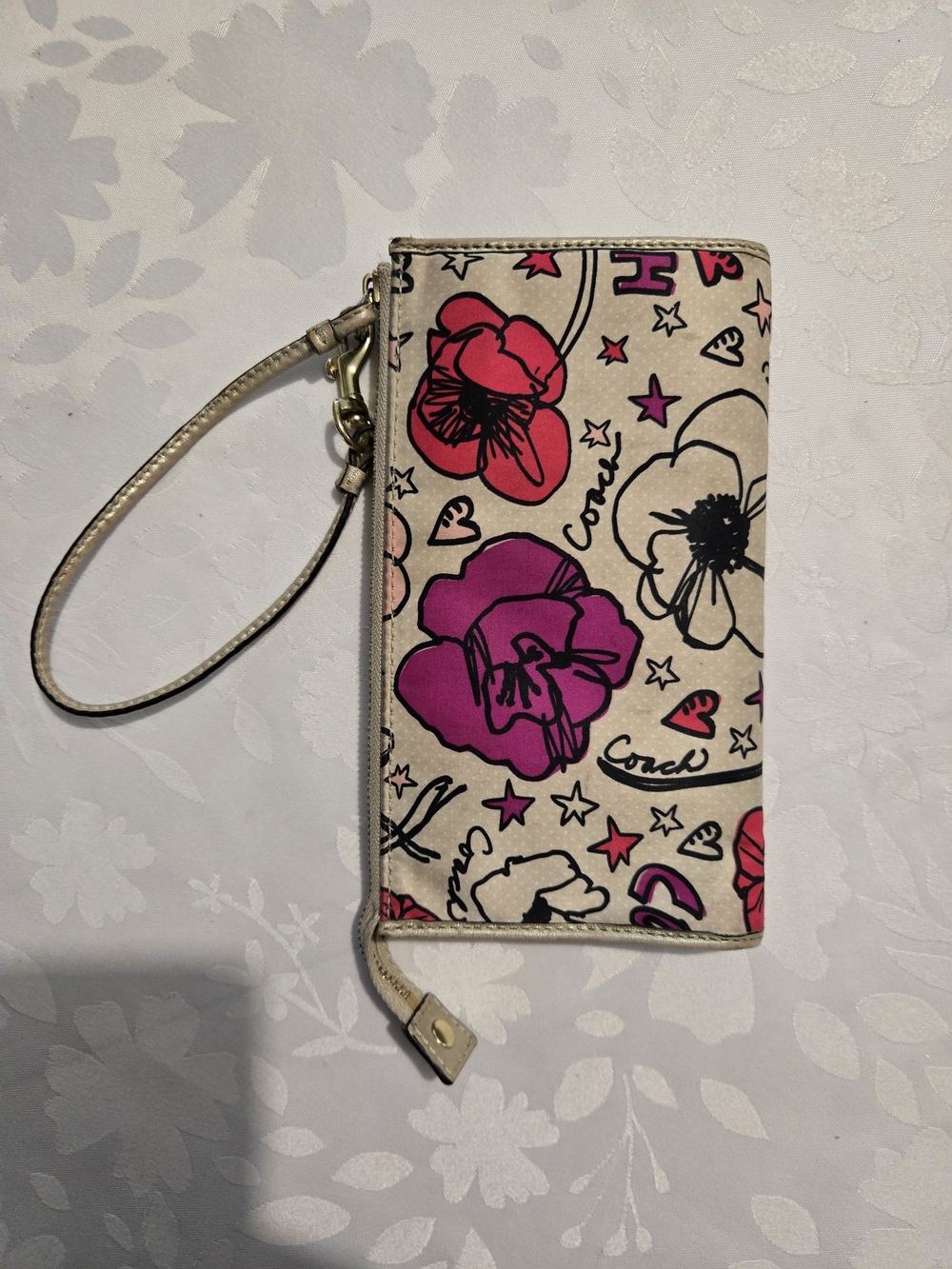 Coach Poppy Kyra Floral Print Wallet - Picture 2 of 13